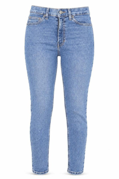 Womens UK Size 26 in Topshop Regular Fit Skinny Blue Jeans