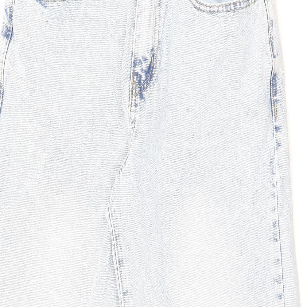 Cotton On Womens Blue Cotton Boyfriend Jeans Size 6 L28 in Regular Zip