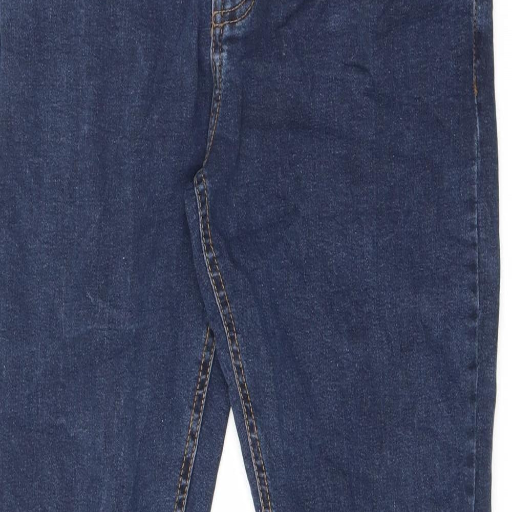 Denim & Co. Mens Blue Cotton Skinny Jeans Size 32 in L34 in Slim Button