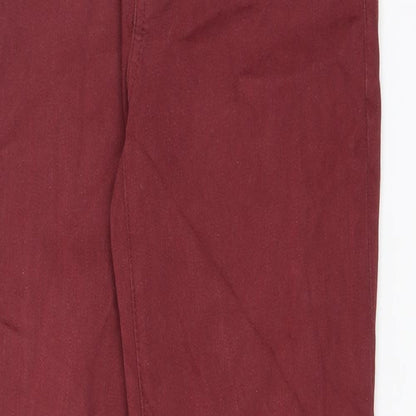 Gap Womens Red Cotton Skinny Jeans Size 28 in L29.5 in Regular Zip