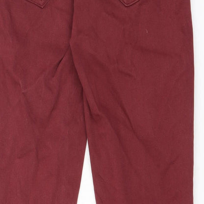 Gap Womens Red Cotton Skinny Jeans Size 28 in L29.5 in Regular Zip