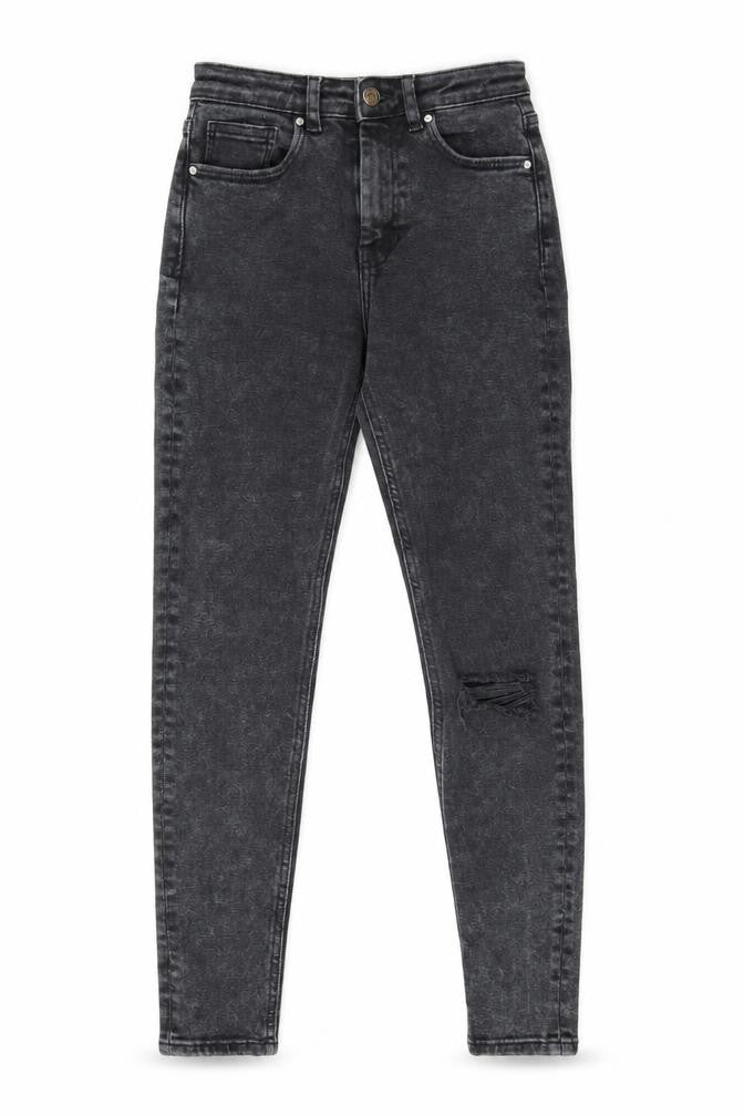 Womens UK Size 8 Denim & Co. Regular Fit Skinny Black Jeans