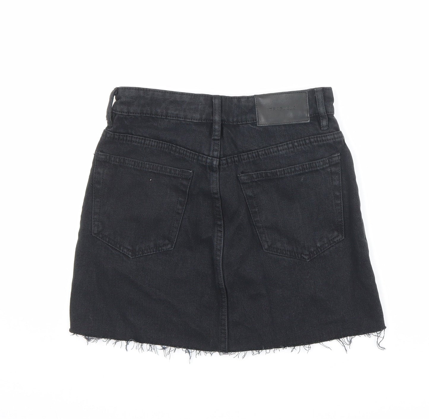 Womens UK Size XS Zara A-Line Denim Skirt
