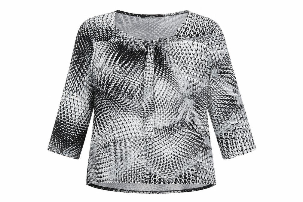 Womens UK Size 12 Elite Grey Basic Blouse