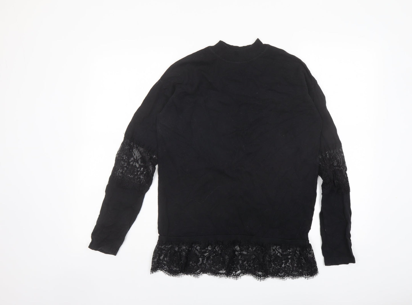 Womens UK Size 10 NEXT Black Pullover Jumper