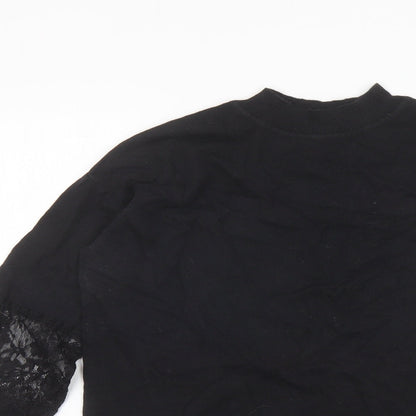 Womens UK Size 10 NEXT Black Pullover Jumper