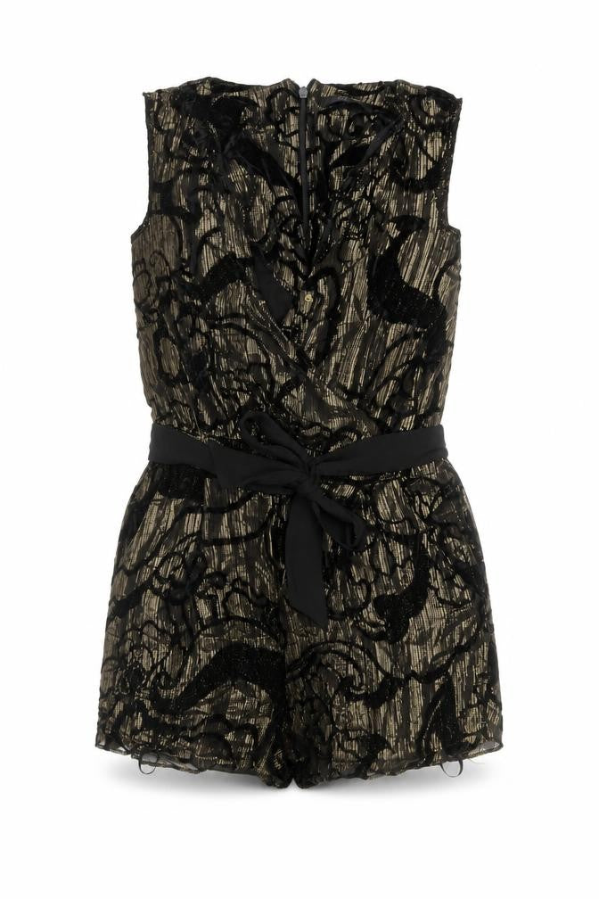 Womens UK Size 6 River Island One-Piece Black Playsuit