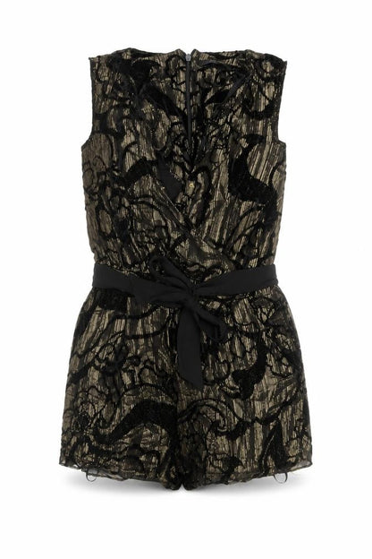 Womens UK Size 6 River Island One-Piece Black Playsuit