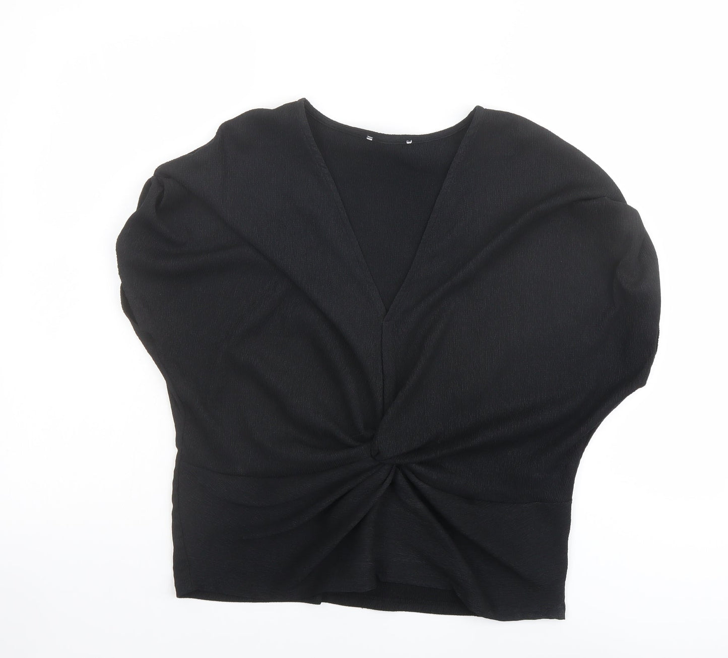 Womens UK Size 14 Marks and Spencer Black Basic Blouse