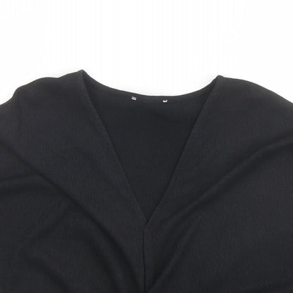 Womens UK Size 14 Marks and Spencer Black Basic Blouse