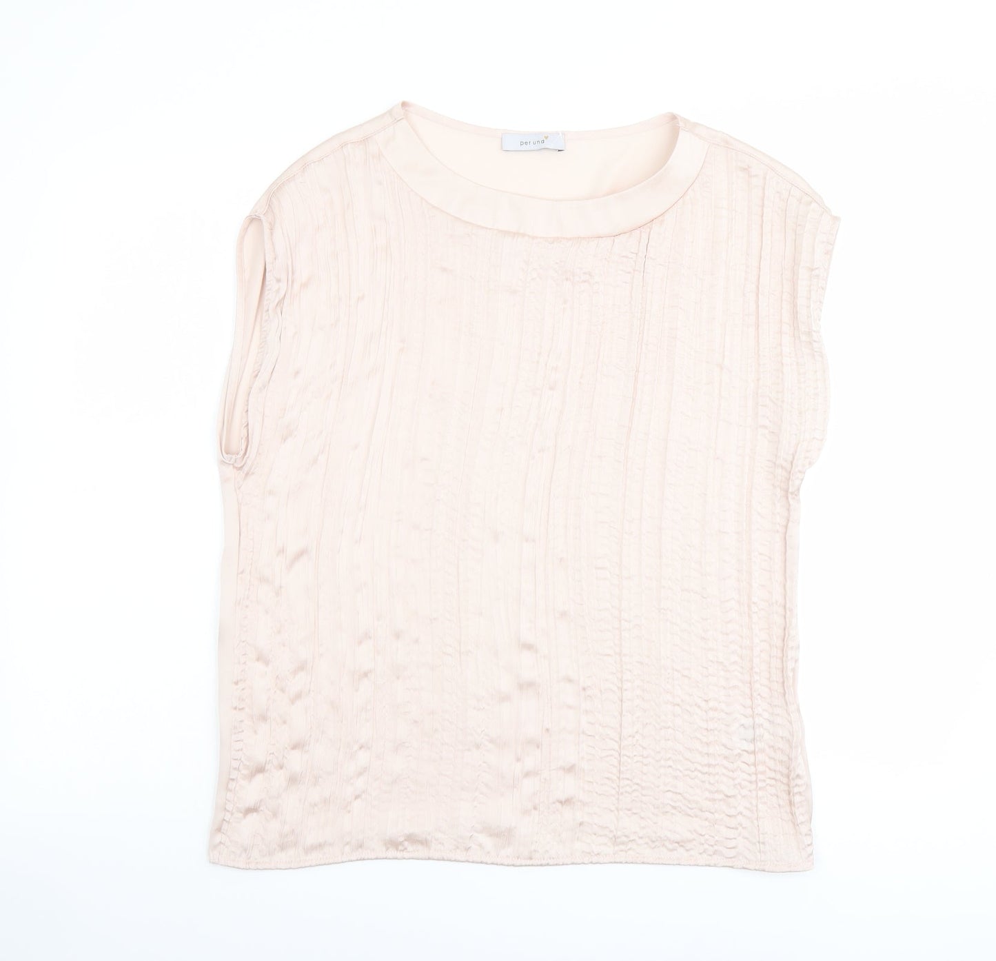 Womens UK Size 12 Per Una Pink Basic Blouse