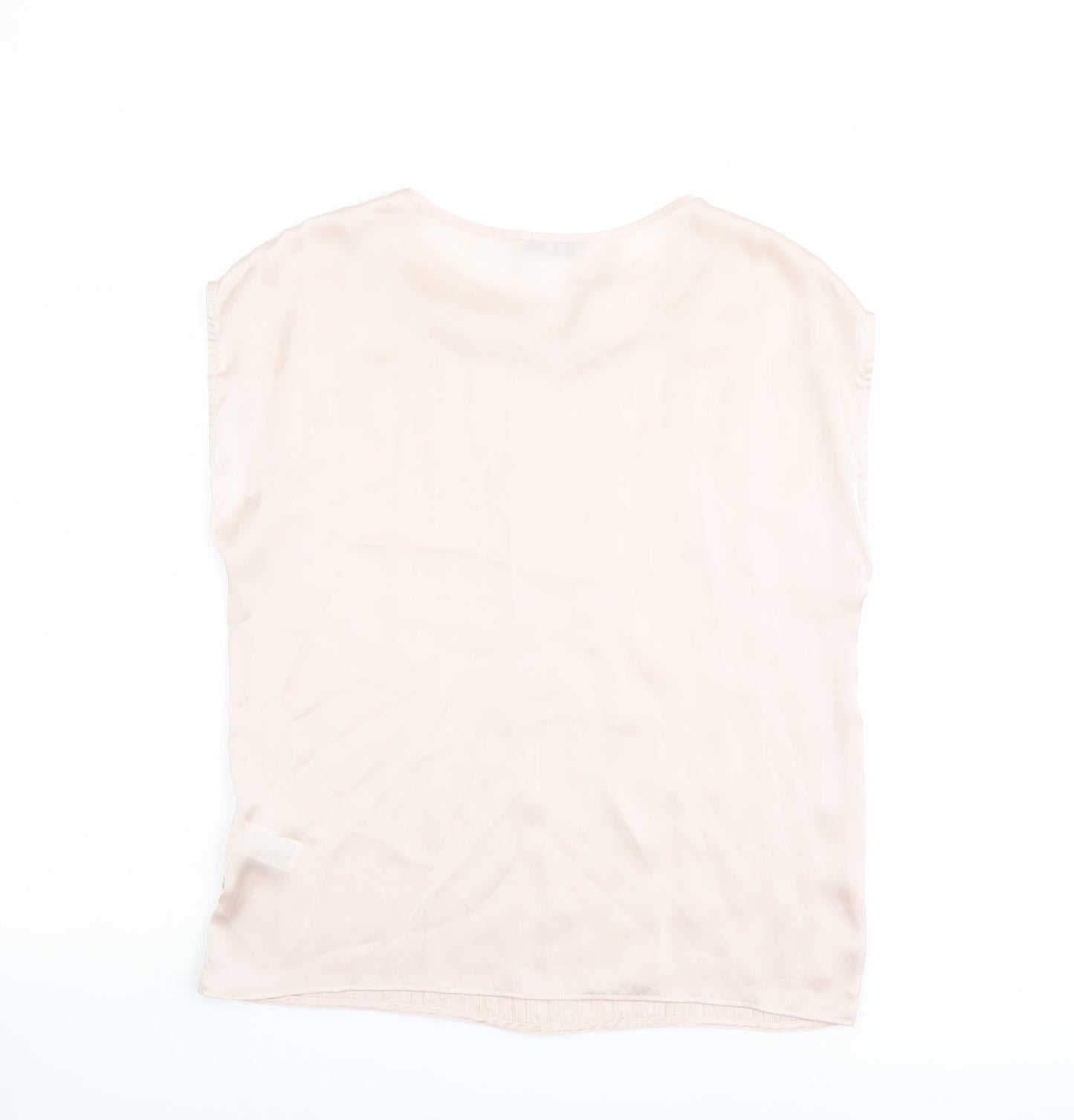 Womens UK Size 12 Per Una Pink Basic Blouse