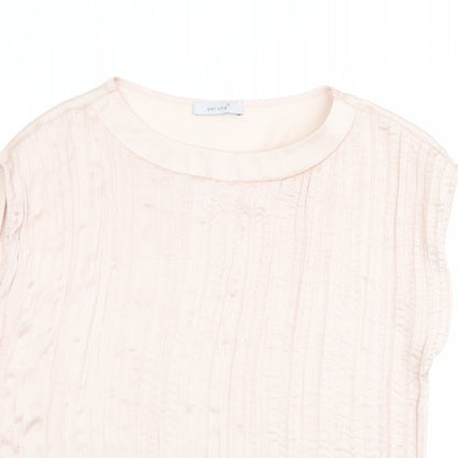 Womens UK Size 12 Per Una Pink Basic Blouse