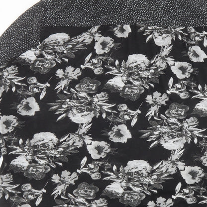 Womens UK Size L H&M Black Basic Blouse