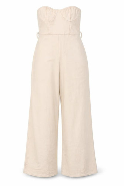 Boohoo Womens Pink Polyester Jumpsuit One-Piece Size 8 Pullover