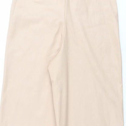 Boohoo Womens Pink Polyester Jumpsuit One-Piece Size 8 Pullover