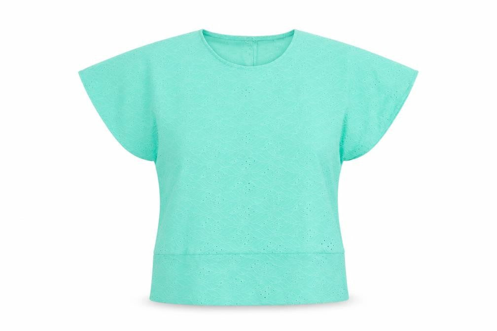 Womens UK Size XL Klass Green Basic T-Shirt