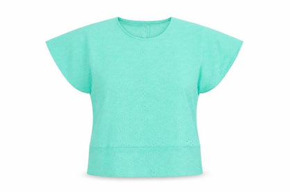 Womens UK Size XL Klass Green Basic T-Shirt