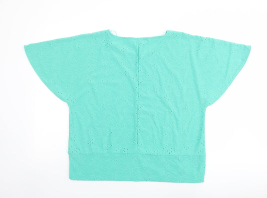 Womens UK Size XL Klass Green Basic T-Shirt