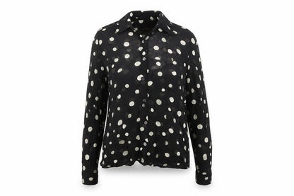 Womens UK Size 12 Marks and Spencer Black Basic Button-Up