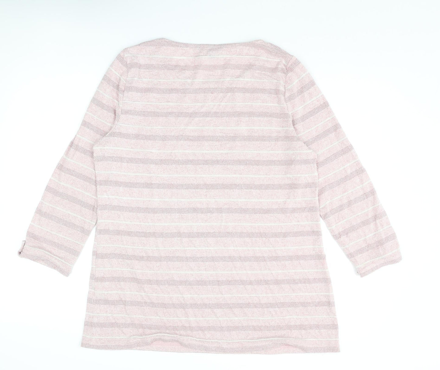 Womens UK Size 16 Bonmarché Pink Pullover Jumper