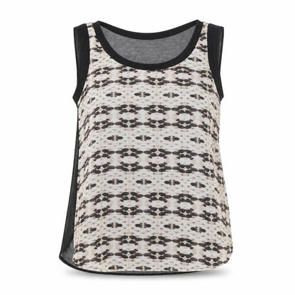 Womens UK Size L Mango Multicoloured Basic Tank