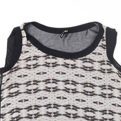 Womens UK Size L Mango Multicoloured Basic Tank