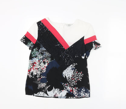 Womens UK Size 6 NEXT Multicoloured Basic T-Shirt