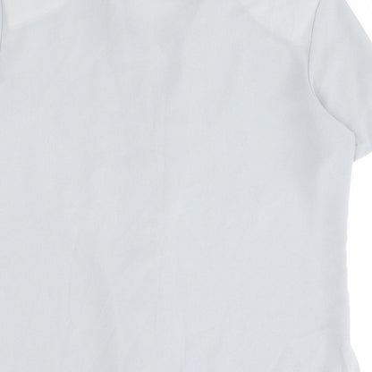 Womens UK Size 16 Bonmarché Blue Basic Button-Up