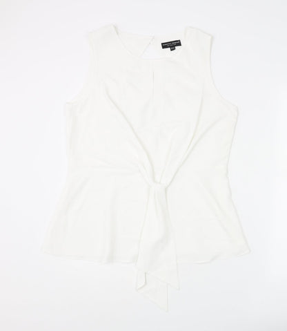 Womens UK Size 16 Dorothy Perkins White Basic Blouse