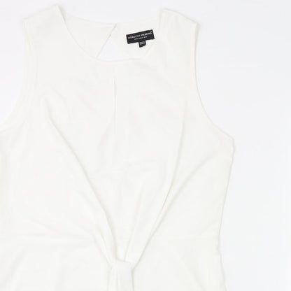 Womens UK Size 16 Dorothy Perkins White Basic Blouse