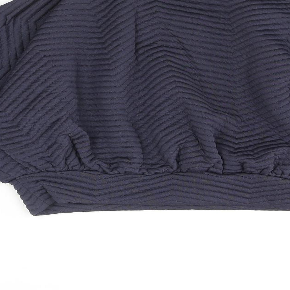 I SAW IT FIRST Womens Blue Polyester Pullover Sweatshirt Size 18 Pullover