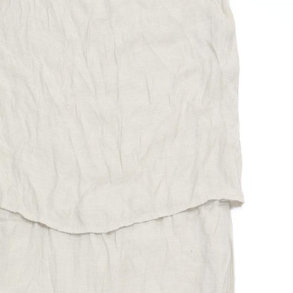 VERO MODA Womens Beige Polyester A-Line Size XS Round Neck Pullover