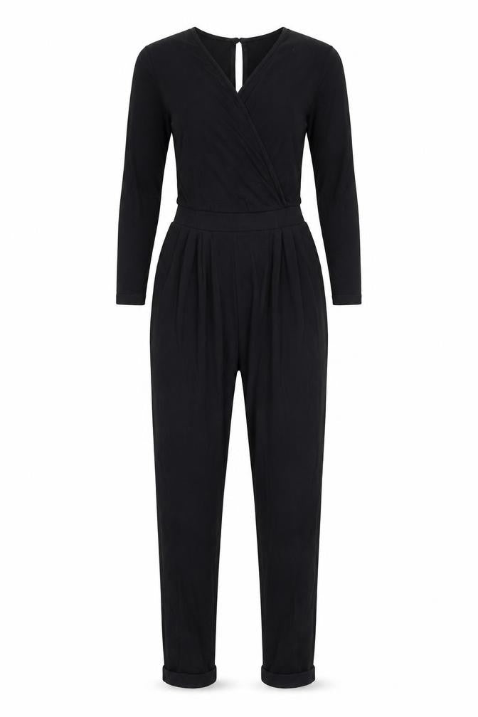 Womens UK Size 6 ASOS Black Jumpsuit One-Piece