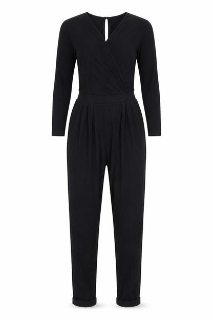 Womens UK Size 6 ASOS Black Jumpsuit One-Piece
