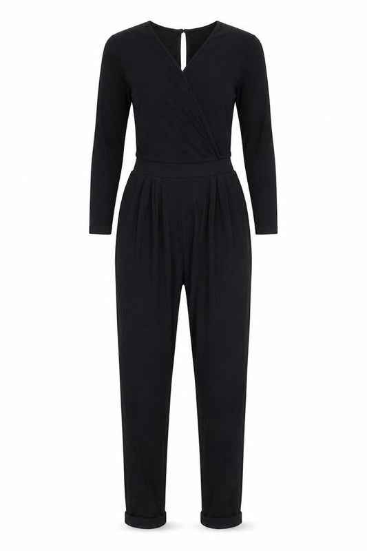 Womens UK Size 6 ASOS Black Jumpsuit One-Piece