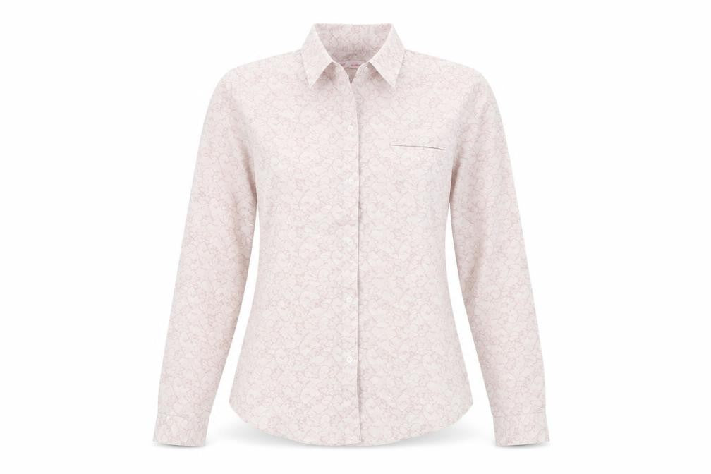 Womens UK Size 12 NEXT Pink Basic Button-Up