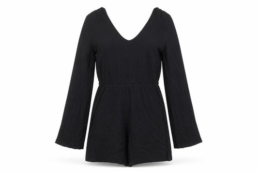 Womens UK Size S Monki One-Piece Black Playsuit