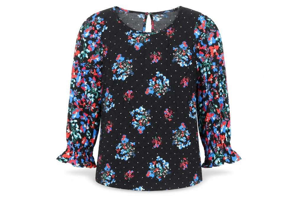 Womens UK Size 10 Marks and Spencer Black Basic Blouse