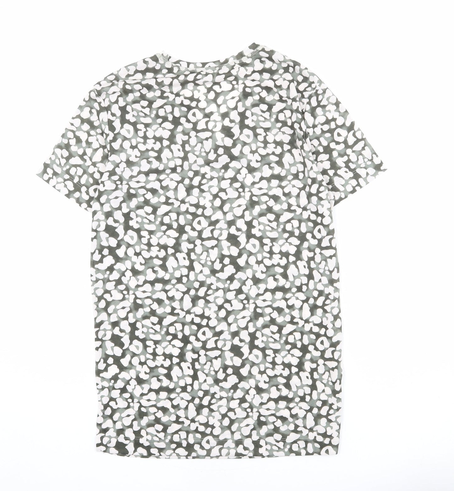 Womens UK Size 6 Marks and Spencer Green Basic T-Shirt