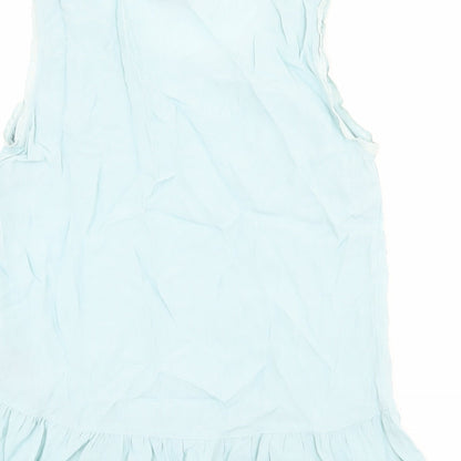 Womens UK Size 12 Per Una Blue Basic Blouse