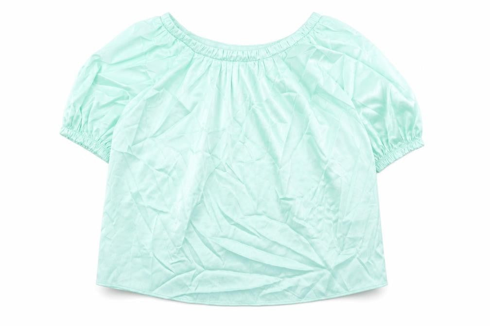 Womens UK Size 6 Marks and Spencer Green Basic Blouse