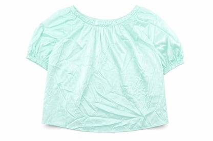 Womens UK Size 6 Marks and Spencer Green Basic Blouse