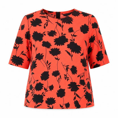 Womens UK Size 6 Marks and Spencer Red Basic Blouse
