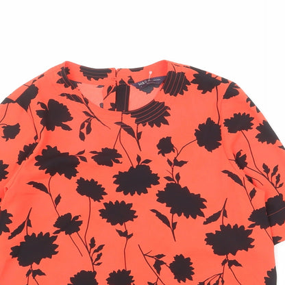 Womens UK Size 6 Marks and Spencer Red Basic Blouse