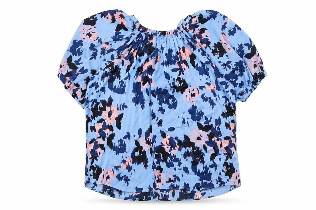 Womens UK Size 16 Marks and Spencer Blue Basic Blouse