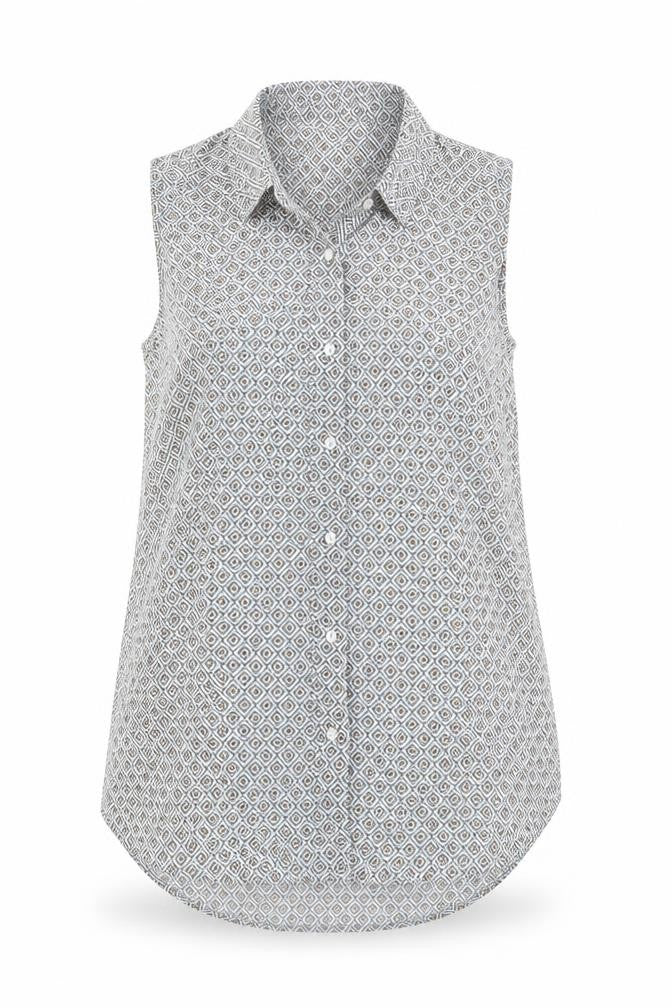 Womens UK Size 8 H&M Multicoloured Basic Button-Up