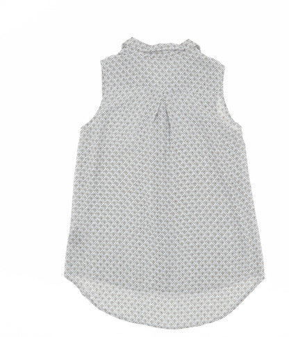 Womens UK Size 8 H&M Multicoloured Basic Button-Up
