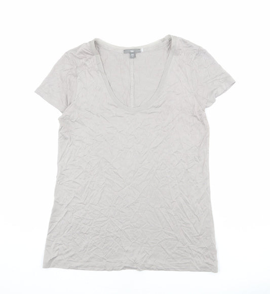 Womens UK Size M Gap Grey Basic T-Shirt