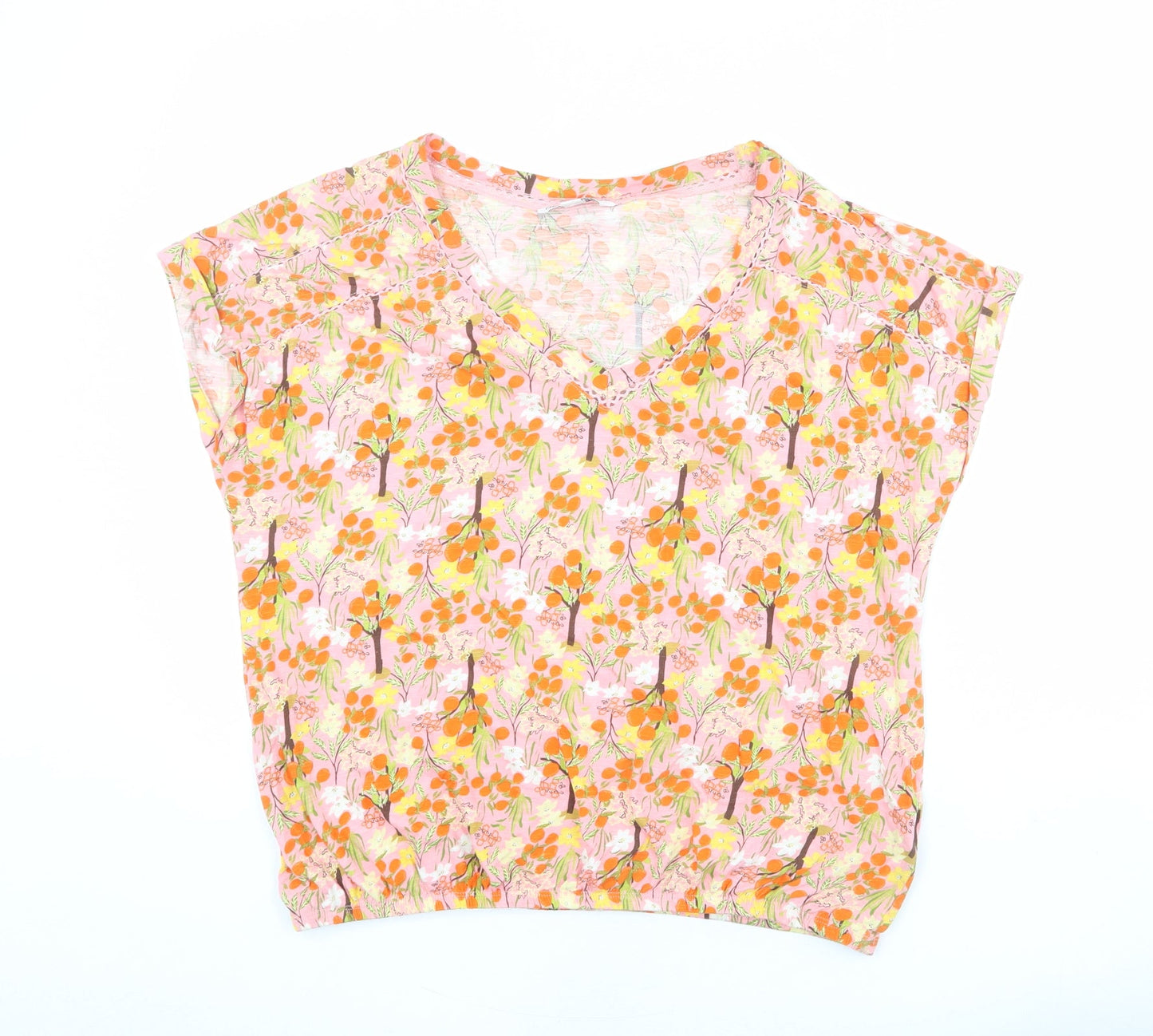 Womens UK Size 6 NEXT Multicoloured Basic T-Shirt